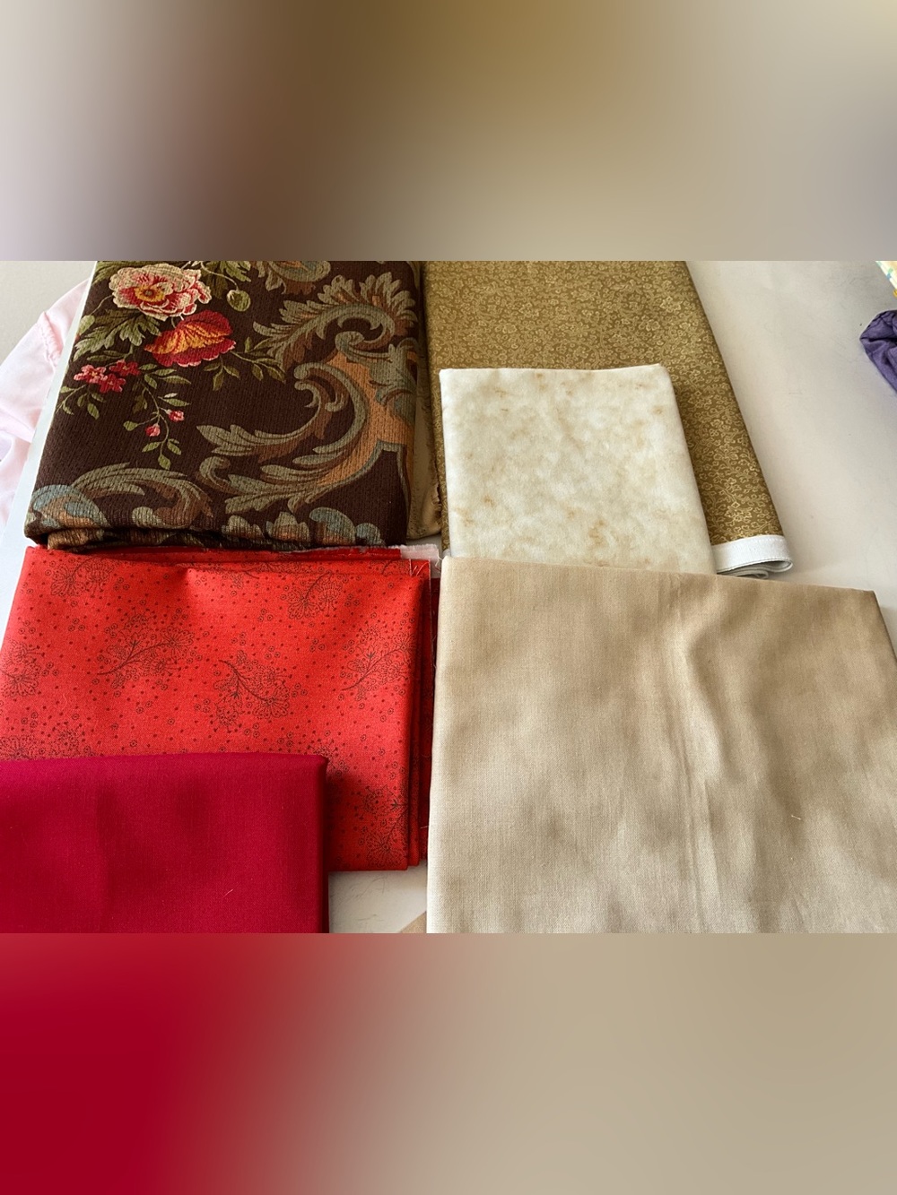 Quilting Sewing Material Moda #1040 Marcus #0618 Henry Glass #1609 Floral Pink